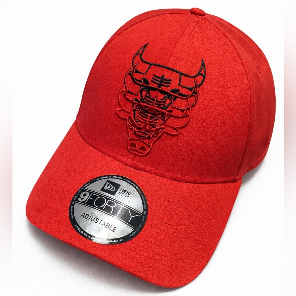 New Era Red Chicago Bulls Hat Cap Adjustable